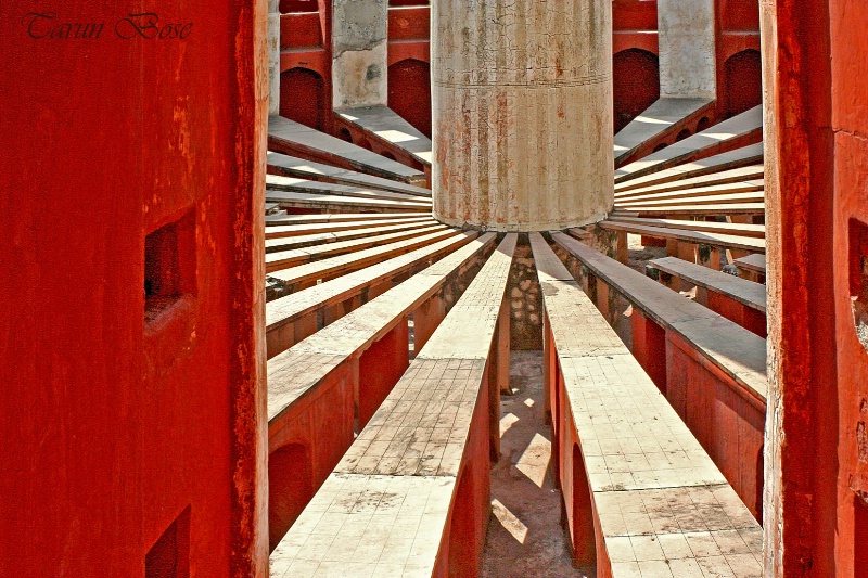 Sun-dial at Jantar Mantar.