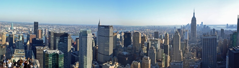 Looking over Lower Manhattan