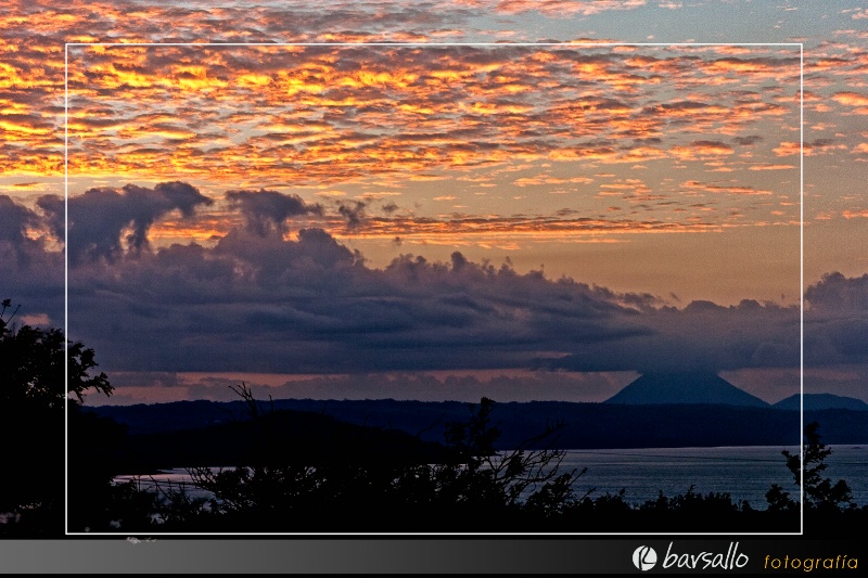 Sunrise at Arenal Lake