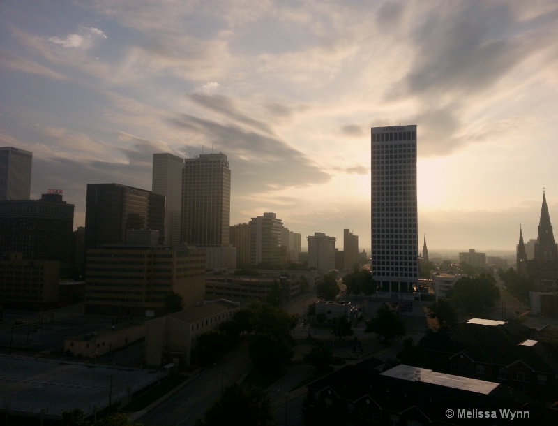 Sunrise Over Tulsa OK