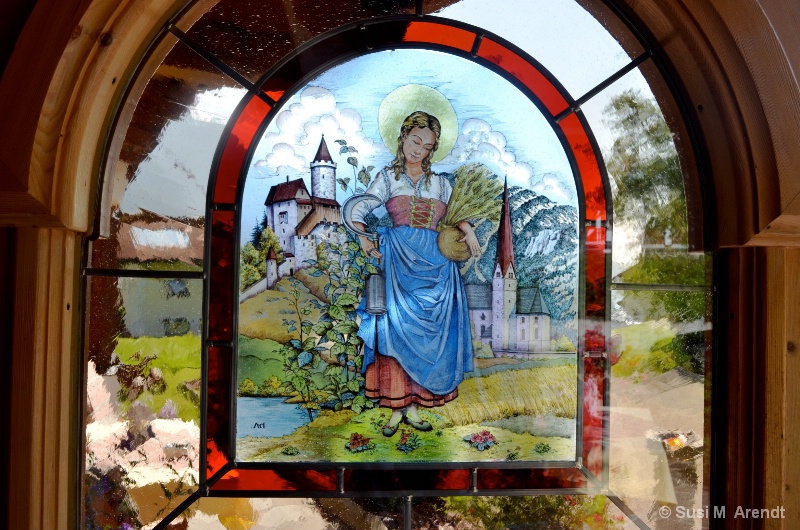 Stained Glass Window (our house in Austria!) - ID: 14094367 © Susanne M. Arendt