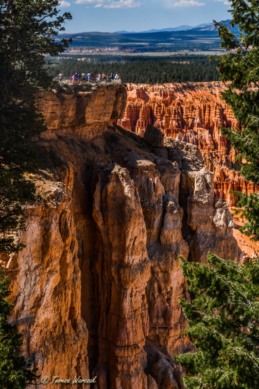 view point at the Bryce Canyon