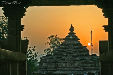 Sunrise at Khajuraho.