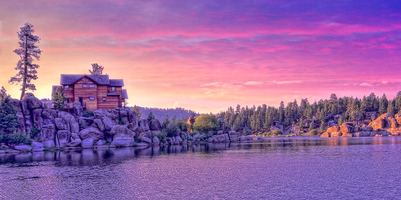 House on Big Bear Lake