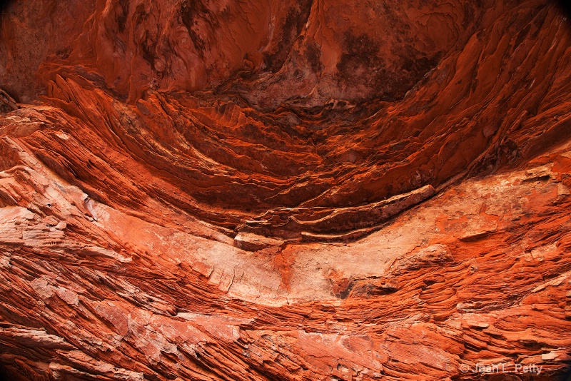 Roof of cave in Sedona