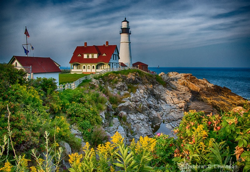 Portland Light House - ID: 14133120 © Deborah C. Lewinson