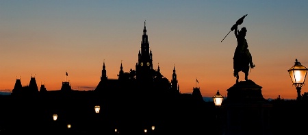 Vienna's silhouette