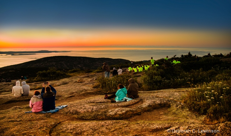 Dawn on Cadillac Mountain - ID: 14145770 © Deborah C. Lewinson