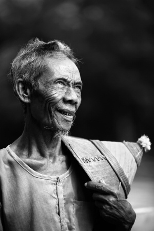 Burmese old man