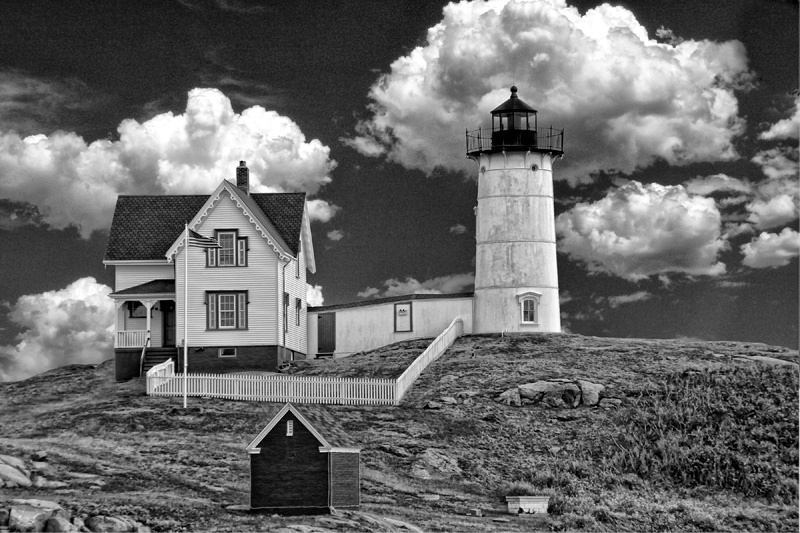 Lighthouse & Clouds