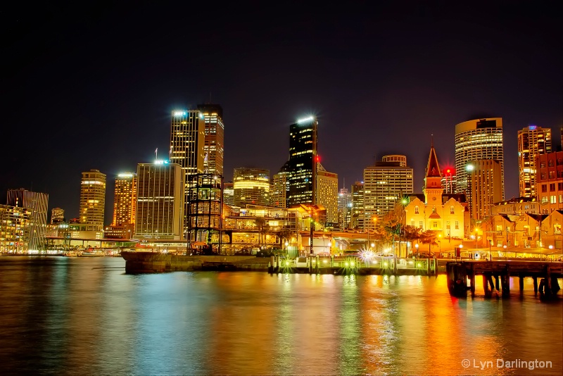 Lights of Sydney. N.S.W. Australia