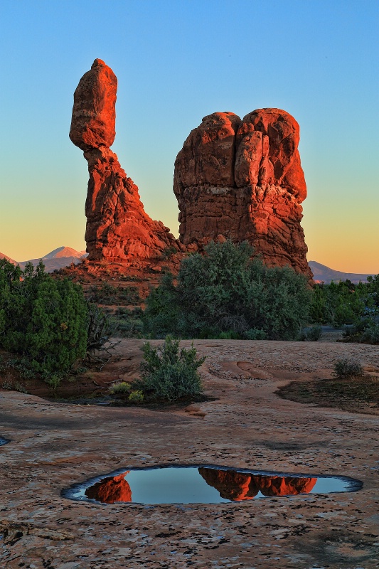 Balanced Rock Reflection