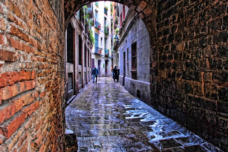 A street in Barcelona