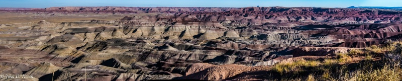 Little Painted Desert Panorama - ID: 14187687 © John D. Roach
