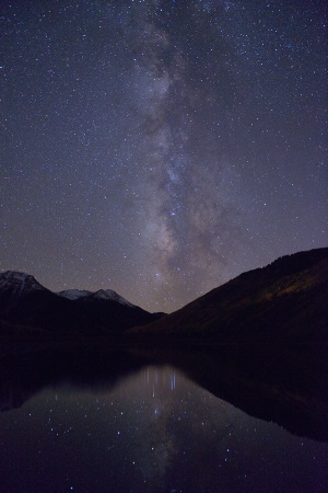 Milky Way over Crystal Lake