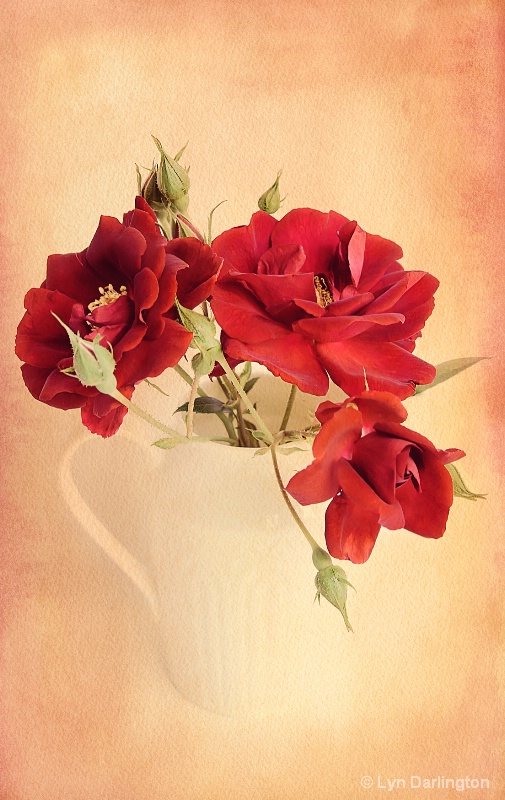 Vase of red roses!