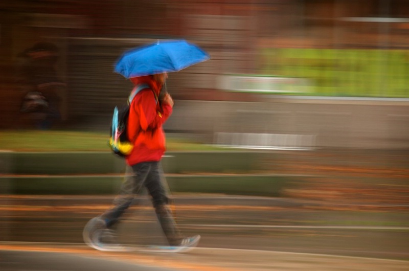 Walking in the Rain