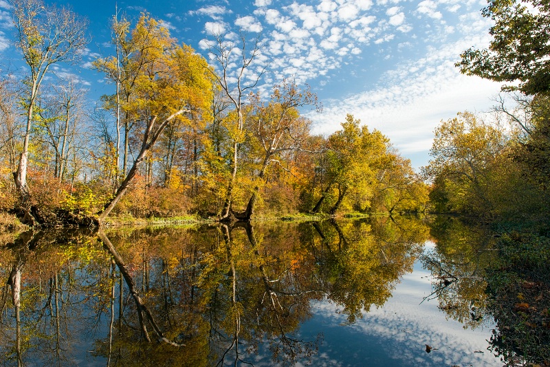 Clouds over Auglaize River