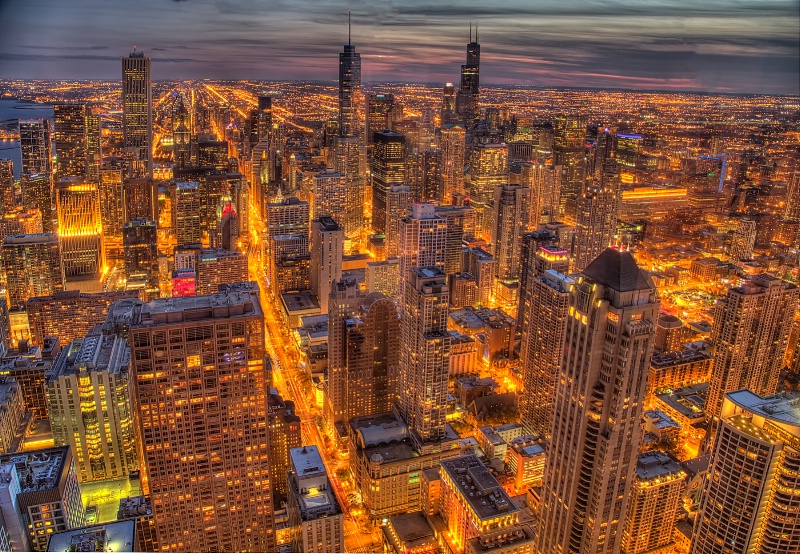 Chicago from the Hancock Building