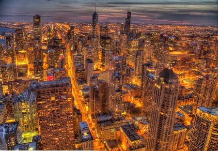 Chicago from the Hancock Building