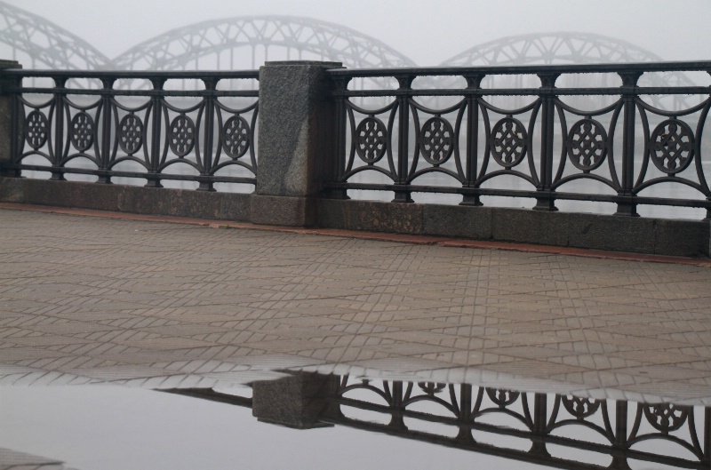 Reflections from Riga (on a foggy day)