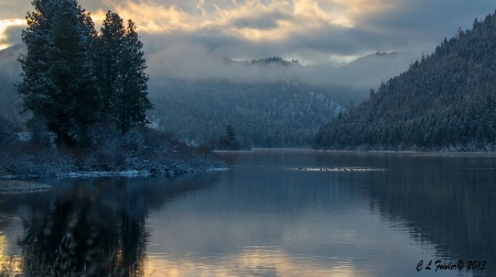 Morning at Salmon Lake