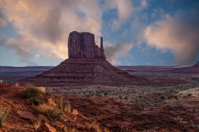 Stormy Monument Valley Sunrise