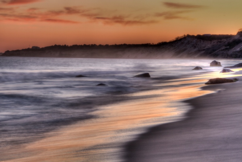 Sunset on Lucy Vincent Beach