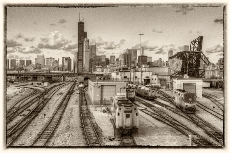 Old Time Chicago View
