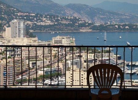 A chair with a view (Monaco)