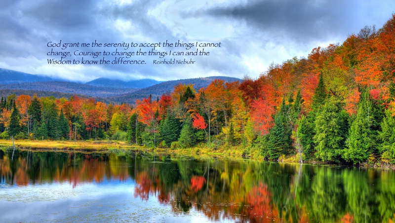 Belvedere Pond / The Serenity Prayer - ID: 14264523 © Leland N. Saunders