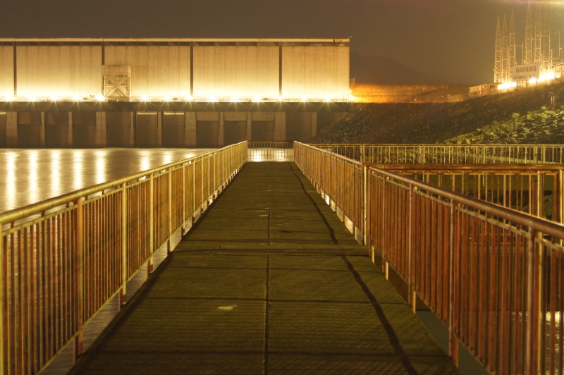 Nickajack Dam at Night