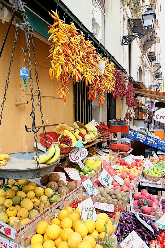 Sorrento Italy Fruit Stand