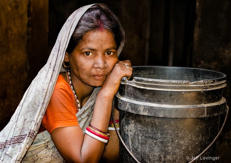 Woman from Calcutta, Calcutta, India    - ID: 14271269 © Jeff Lovinger