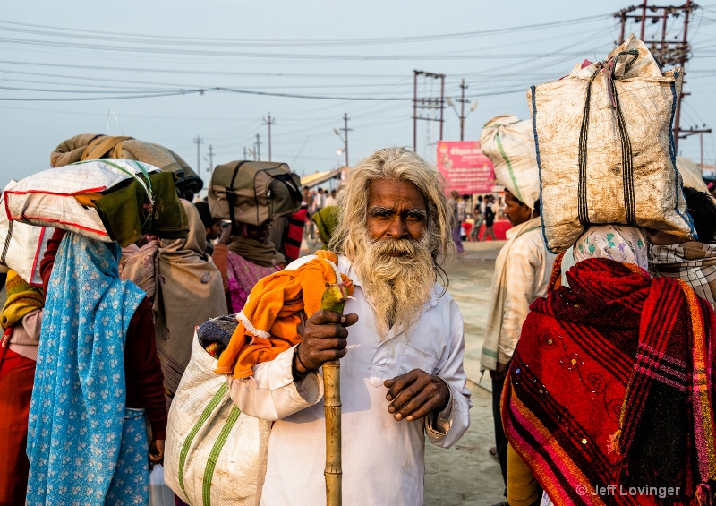 Kumbh Mela Celebration, Pilgrim, Allahabad, India  - ID: 14271279 © Jeff Lovinger