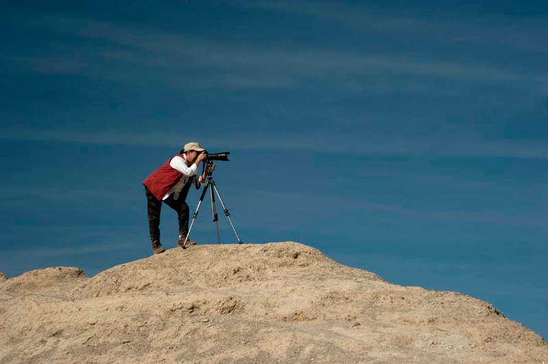 Climbing Photographer