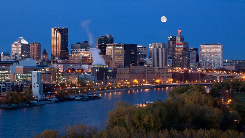 St. Paul Evening Skyline