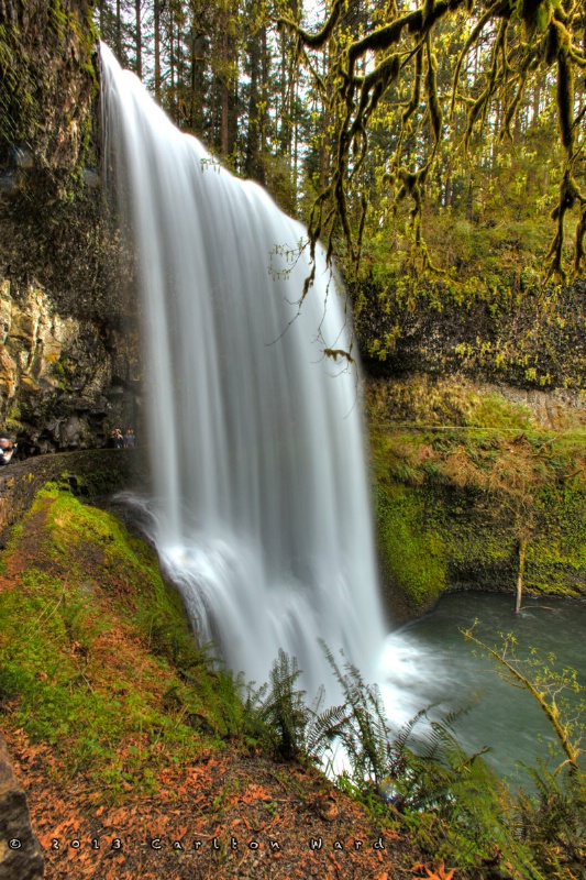 Side view South Falls 