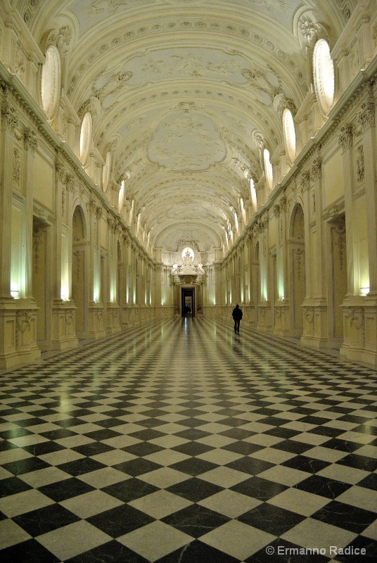 Walking in the corridor