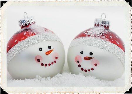 Mr. and Mrs. Snowman