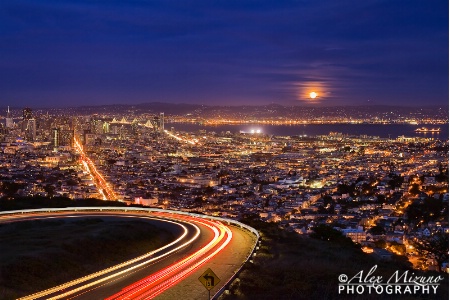 FULL MOON AT TWIN PEAKS