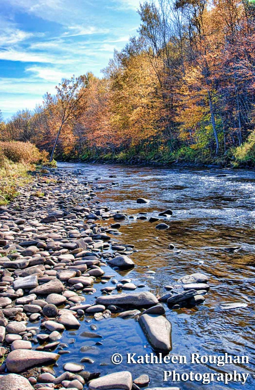 Autumn River - Catskills