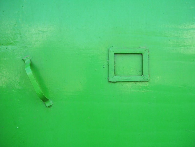 Green Handle and Square