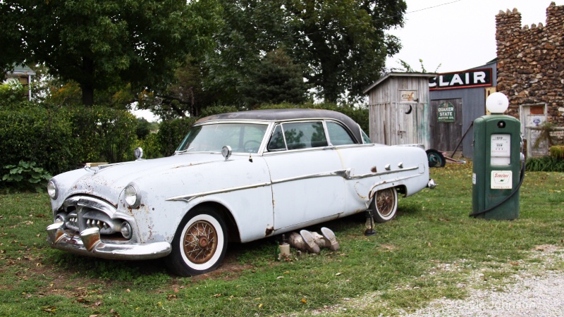 Moonshine and Old Car