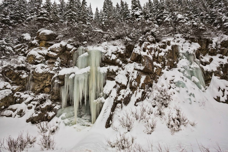 Frozen Waterfalls