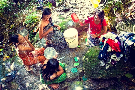 Bathing Girls