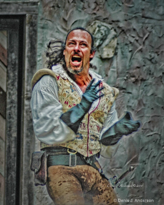 Renaissance Angry Singer