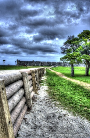 Fence line to the Castile 