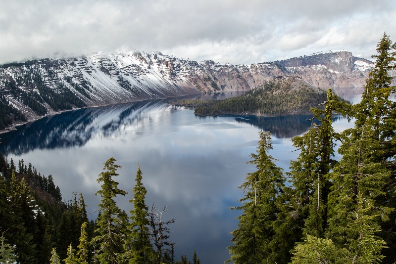 Winter Begins on Crater Lake - 941