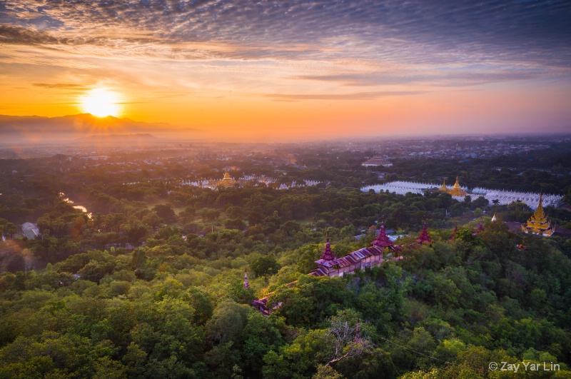 Legendary Morning of Mandalay Hill